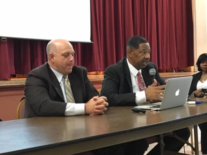 Mount Vernon Schools Superintendent Kenneth Hamilton and the Board of Education unanimously approved the proposed $238 million budget that will be put to vote on Tuesday.