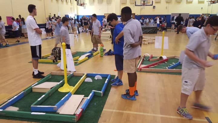 The Saddle Brook High School Middle School held a Science, Technology, Engineering, Art and Math (S.T.E.A.M.) Carnival event Thursday.
