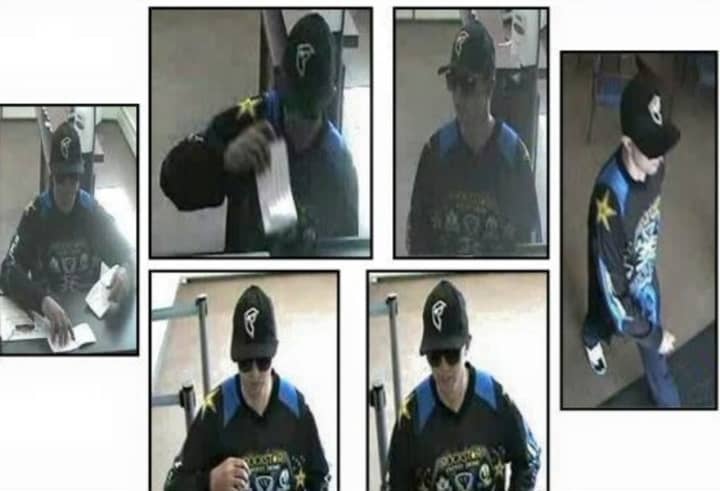 Haverstraw police released images of a suspect wanted in connection with a bank robbery.