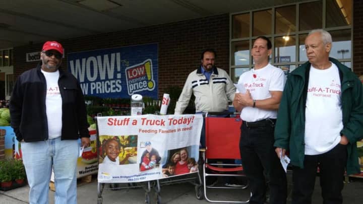 Staff and volunteers for Bridgeport Rescue Mission will be out Friday and Saturday to gather food donations at area Stop and Shop stores for the group&#x27;s Stuff-A-Truck food drive.
