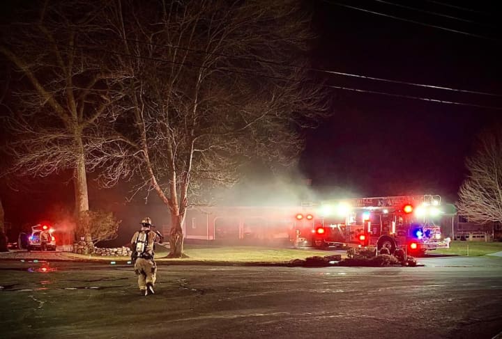 Two people were injured following a fire at a Shelton home.