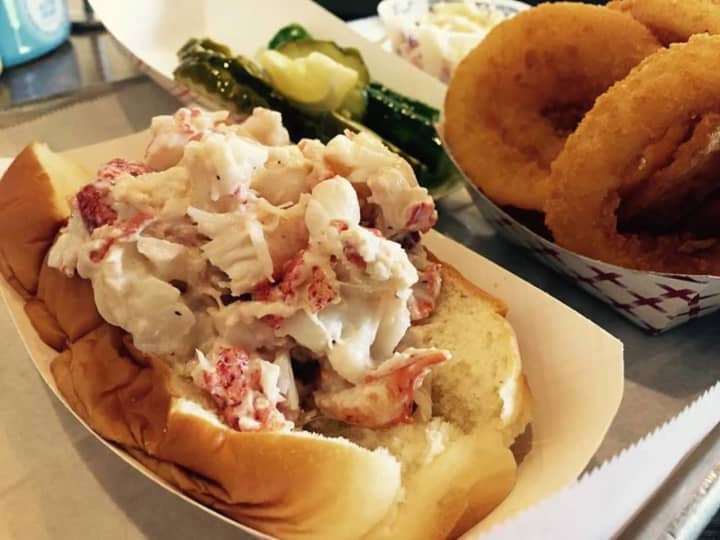 Lobster roll at East Coast Burger Co. in Ridgewood.