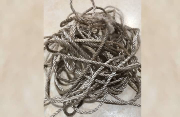 <p>&quot;It was a very thin gauge of twine, about 2mm thick.&quot;</p>