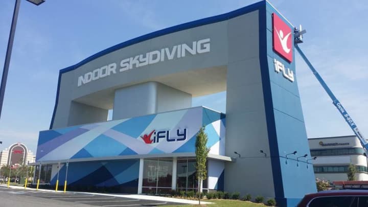 iFLY Paramus will open April 13. It&#x27;ll look a little something like this: the Baltimore location.