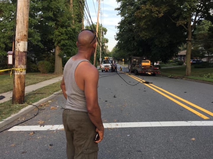 &quot;I didn&#x27;t even know what happened,&quot; the driver told Daily Voice after the 5:30 p.m. mishap.