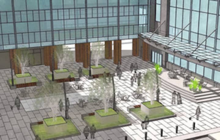 An update to City Center in White Plains includes a call to artists for an atrium project and mural piece.