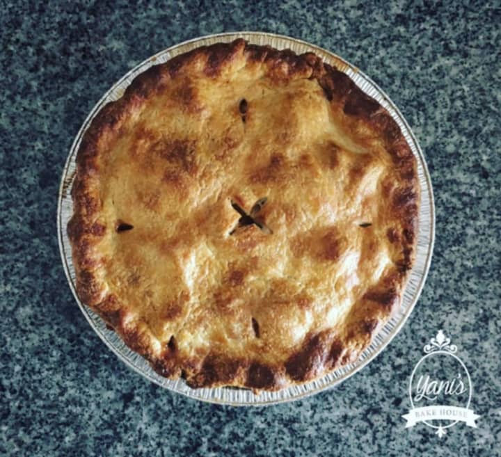 Yani&#x27;s famous apple pie. Order your own from Yani&#x27;s Bake House in Fair Lawn.