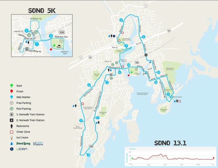 Norwalk police have posted a map of the course of the for SoNo Half Marathon and 5K, which is to take place Saturday, Oct. 15.