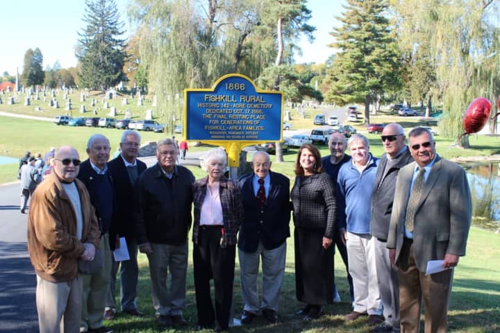 The Fishkill Cemetery celebrated its 150th anniversary on Saturday.