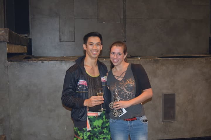 Forty Nguyen and his fiancee Amanda Luria