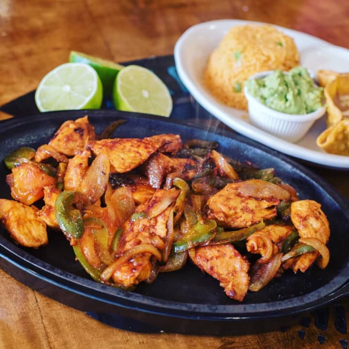 Fajitas come out sizzling at Zapata Mexican Restaurant SONO newly opened in South Norwalk.