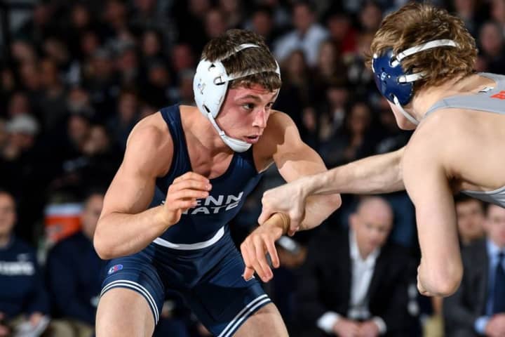Penn State wrestler and four-time high school state champion Nick Suriano.