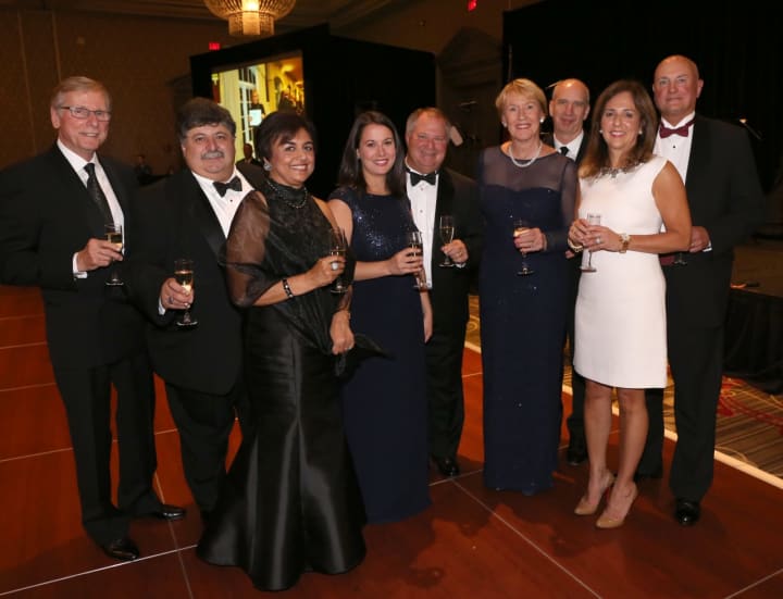 Members of Putnam Hospital Center attended the annual gala last month, which benefitted cancer care.