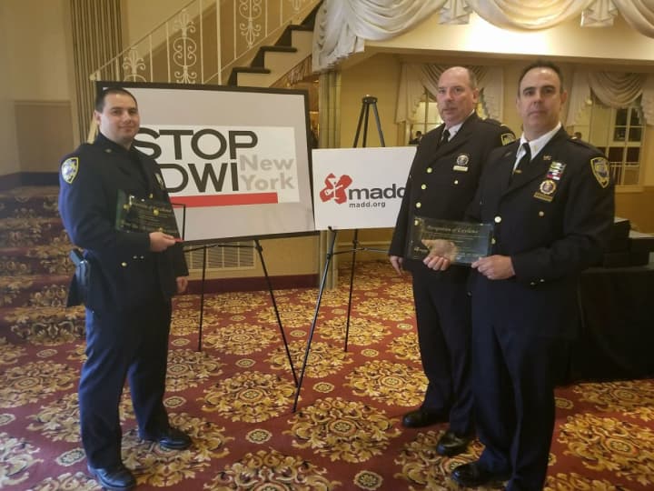 The Port Chester Police Department was celebrated for its work in deterring impaired driving.