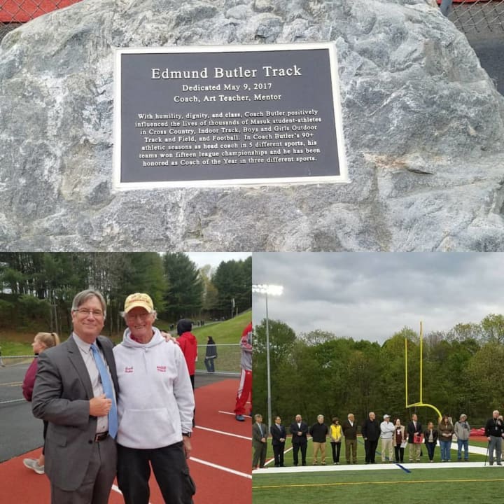 Mausk High School named its track after longtime coach Ed Butler.