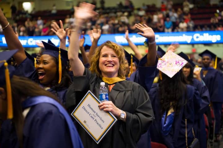 More than 2,000 students graduated from Westchester Community College.