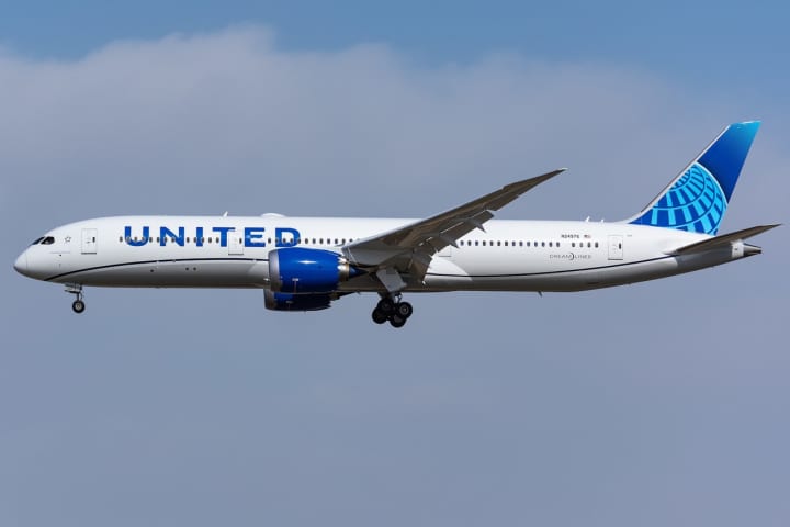A United Airlines flight landed in Newark after a threat was written on a bathroom mirror.&nbsp;