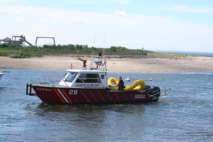 Members of the Fairfield Fire Department rescued a teen from Long Island Sound.