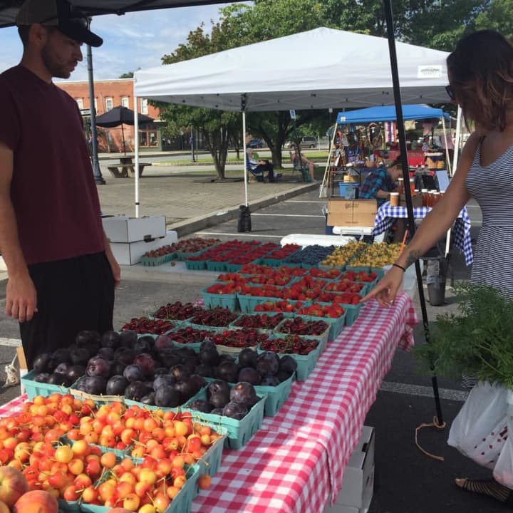 The Port Jervis Farmers Market is open on Saturdays.