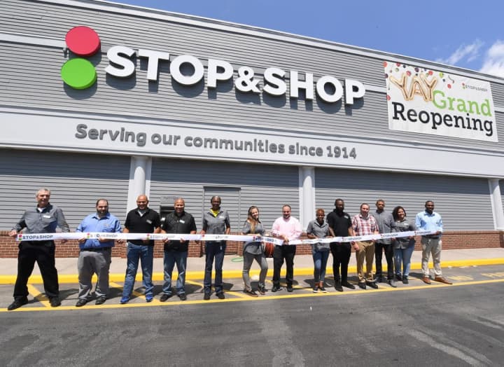 Stop &amp; Shop celebrated its grand reopening in New Rochelle.