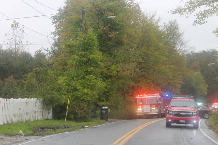 First responders were dispatched to the scene in Mahopac shortly after noon on Monday.