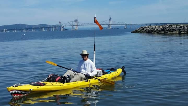 Larry Jensen is kayaking from Lake Champlain to Key West.