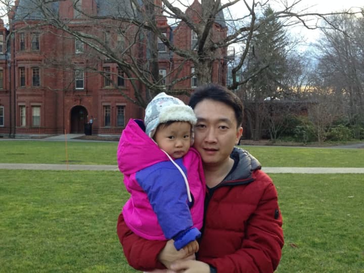 Sean Chen and his daughter, Bella.