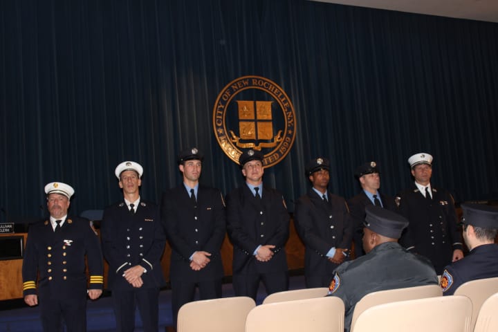 The New Rochelle Fire Department held its annual Awards and Promotion ceremony.