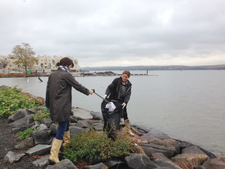 Volunteers for Keep Rockland Beautiful gathered last fall throughout Rockland County to pick up trash and debris along streets and waterways in an effort to keep water clean.