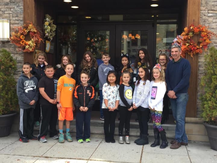 Winners of the 2016 Hasbrouck Heights&#x27; window-painting contest.