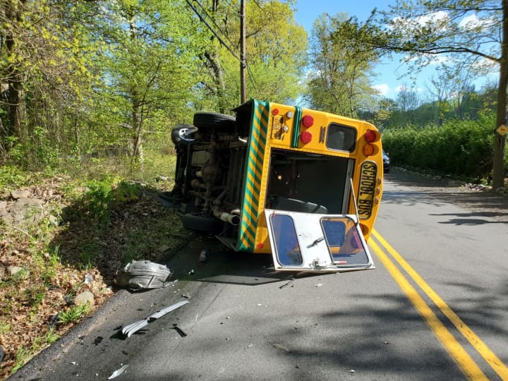 <p>School bus crash.</p>