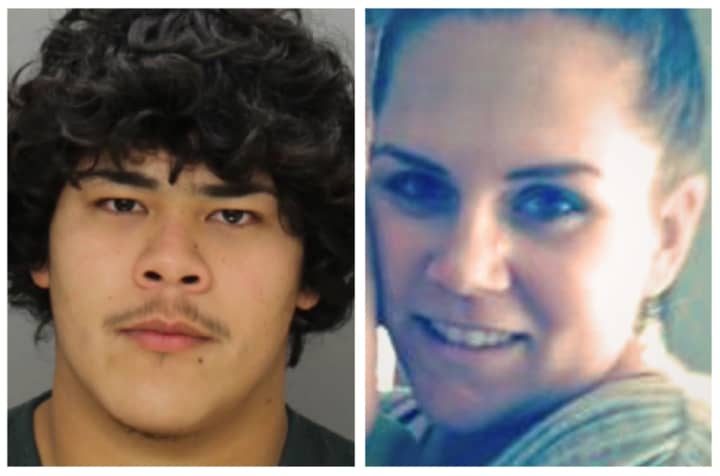 Christofer Pineda-Gasca (left) and the mom he killed&nbsp;Alicia Whisler (right).
