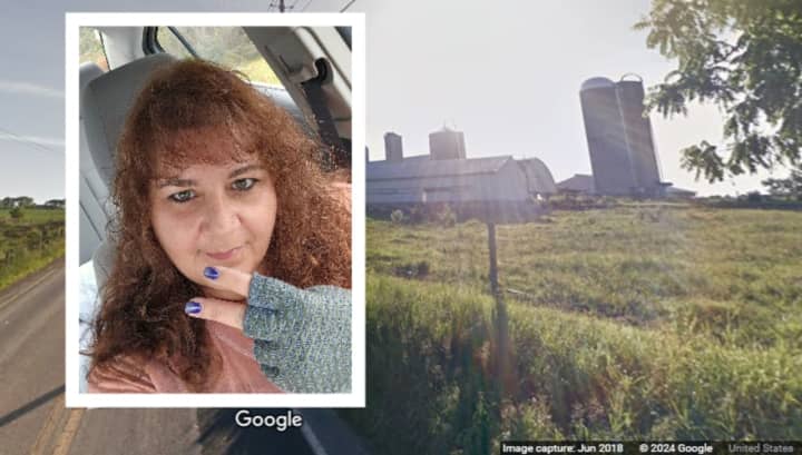 Angel Rife (Peiffer) and a street view of 10148 Welsh Run Road/PA 995 in Montgomery Township, Mercersburg near Greencastle where the head-on crash with a dump truck happened, according to the Pennsylvania State Police.