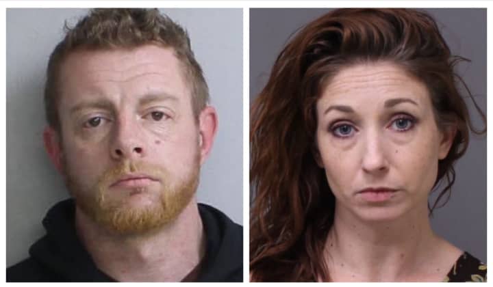 Kristin Sweigard (right) who sold&nbsp;Edward Cordenner III (left) illegally purchased weapons because he is a convicted felon, according to the Montgomery County District Attorney's Office.&nbsp;