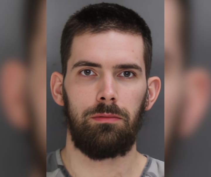 Justin Miles Bookwalter is accused of placing a corrections officer in a choke hold at the Cumberland County Prison, police say.&nbsp;
