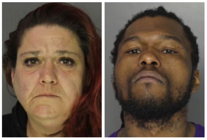 Dion Johnson (right) and Yolanda Lower (left) who are wanted for stabbing a woman multiple times, police say.&nbsp;