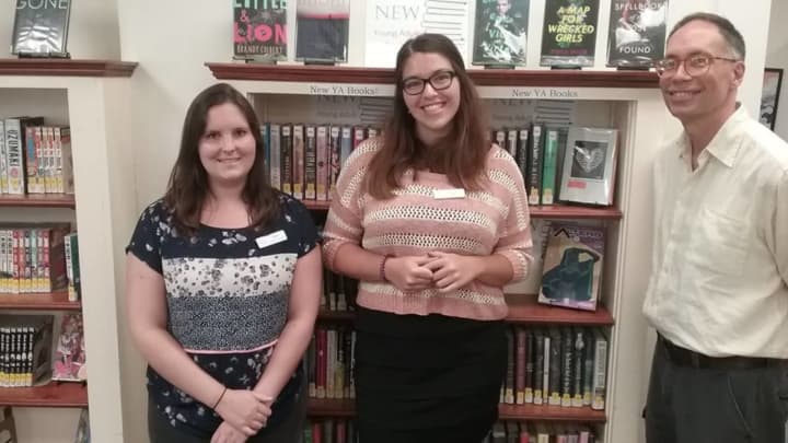 The Pawling Library program coordinators Neena Mcbaer, Kate Lambert, and Donald Partelow.