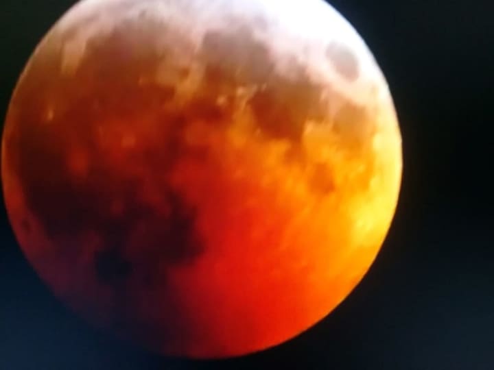 The Super Blood Wolf Moon was on full display Sunday