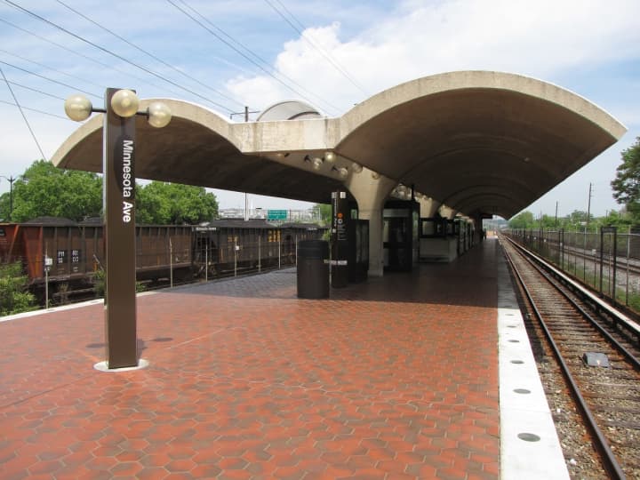 The Minnesota Avenue Metro Station.
