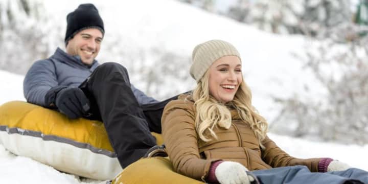 Katrina Bowden stars alongside Thomas Beaudoin in &quot;Love on the Slopes&quot; on Hallmark Channel.
