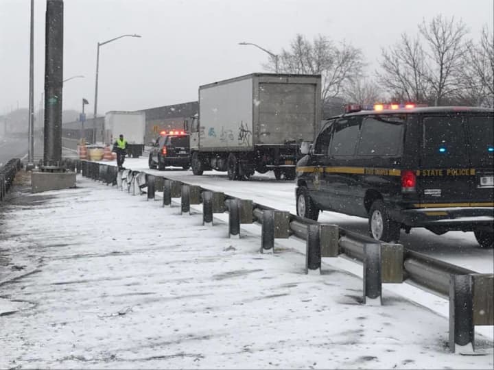 New York State Police issued several dozen tickets on I-684 on Wednesday.