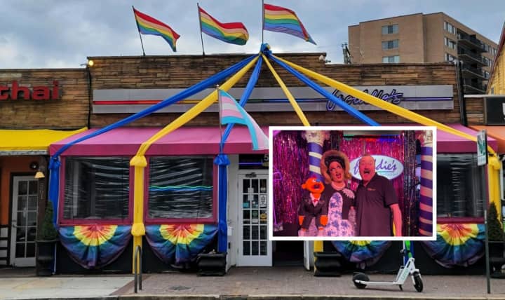 After a bomb threat disrupted Drag Queen Storybook Hour at Freddie's Beach Bar &amp; Restaurant, the owner is fighting back with love.
  
