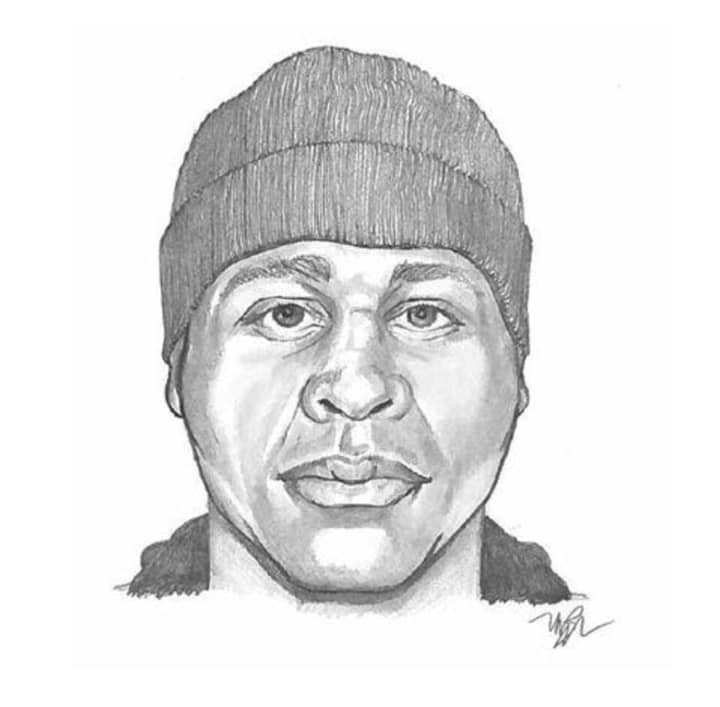The Stamford Police Department released a sketch of a man wanted for his involvement in multiple incidents.