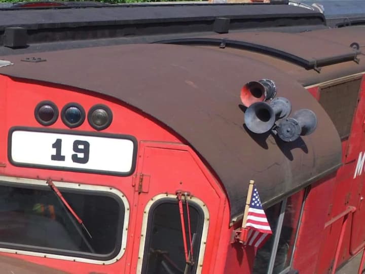 A horn described as a historical artifact was stolen from a New Jersey locomotive during a public display, and a $2,000 reward is being offered for clues on the culprit.