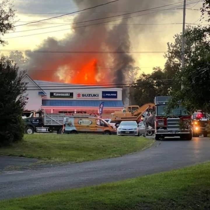 Mount Holly Motorsports fire