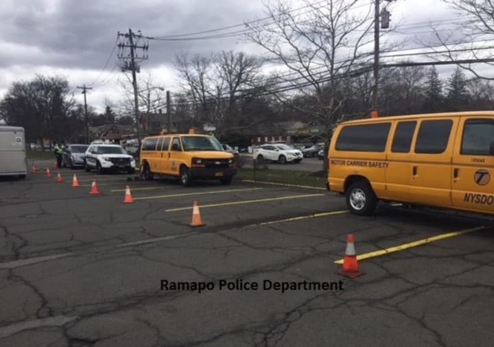 Police in Ramapo conducted an enforcement detail targeting commercial vehicles.