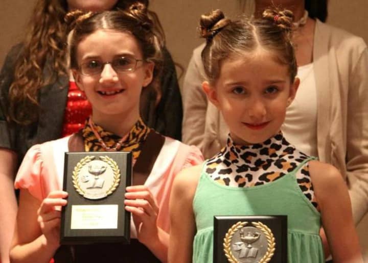 Juliette and Rachel Griegel, previous winners of the Ringwood Public Library&#x27;s writing contest.