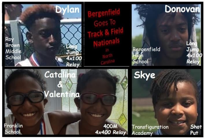 Five Bergenfield youth have qualified for national track and field Special Olympics.