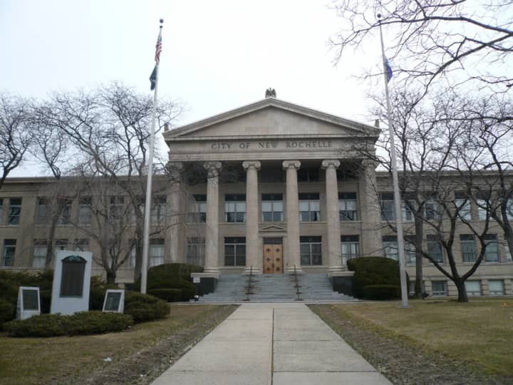 The current New Rochelle City Hall.