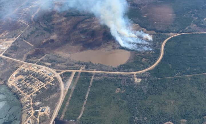 A wildfire in the Anzac area near Fort McMurray in the Canadian province of Alberta was just one of more than 100 wildfires to plague the country so far this year